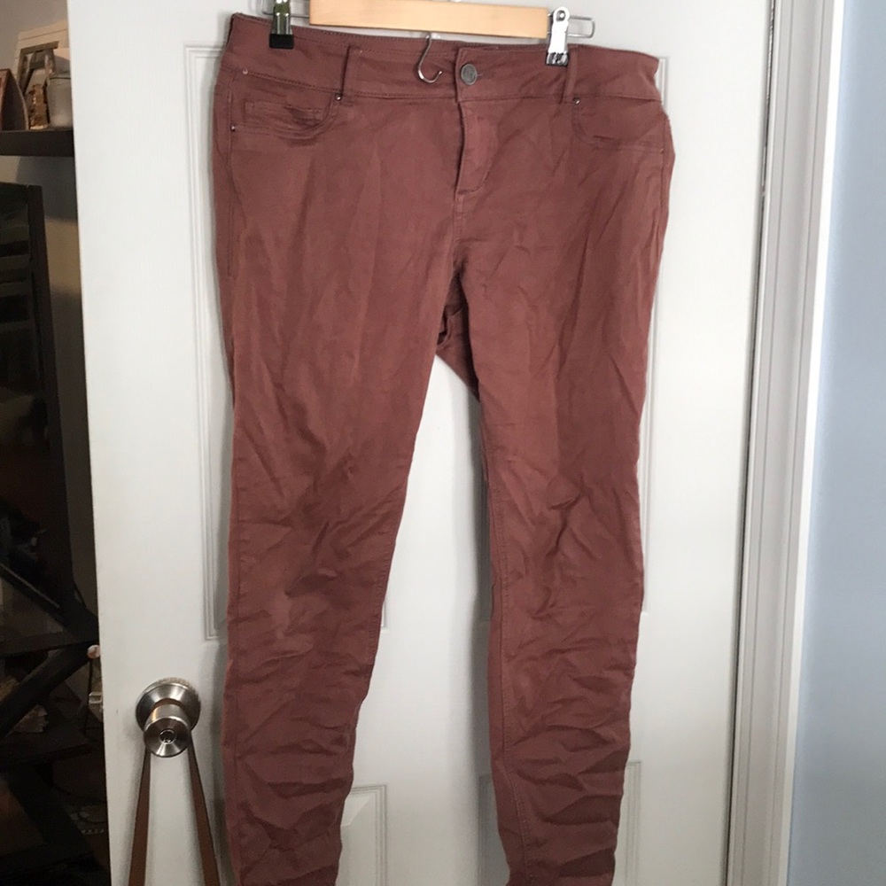 Maurice’s colored jeggings Large regular length
